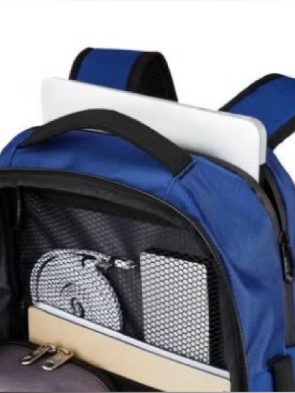 Samsonite Detour Men's Royal Blue Travel Backpack with Black Accents - Picture 10 of 10